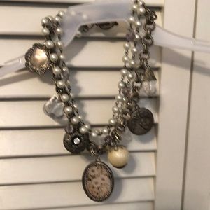 Ladies vintage charm necklace